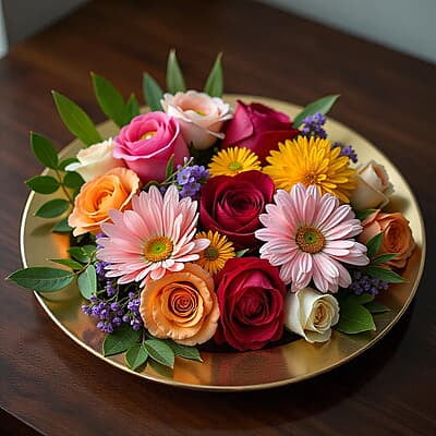 Sandhi Pujo Flowers